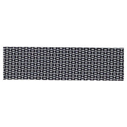 AIRBELT Textile with clips D, K and C (black/silver, ovals)