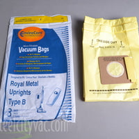 Royal Style B Vacuum  Bags 3 pack paper