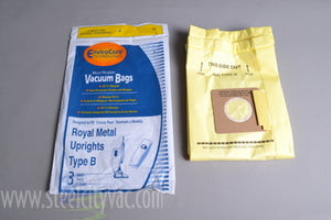 Royal Style B Vacuum  Bags 3 pack paper