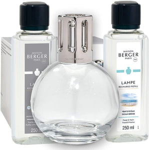 Maison Berger Paris Lampe L'Essentielle Kit Ocean Breeze + So Neutral Fragrance