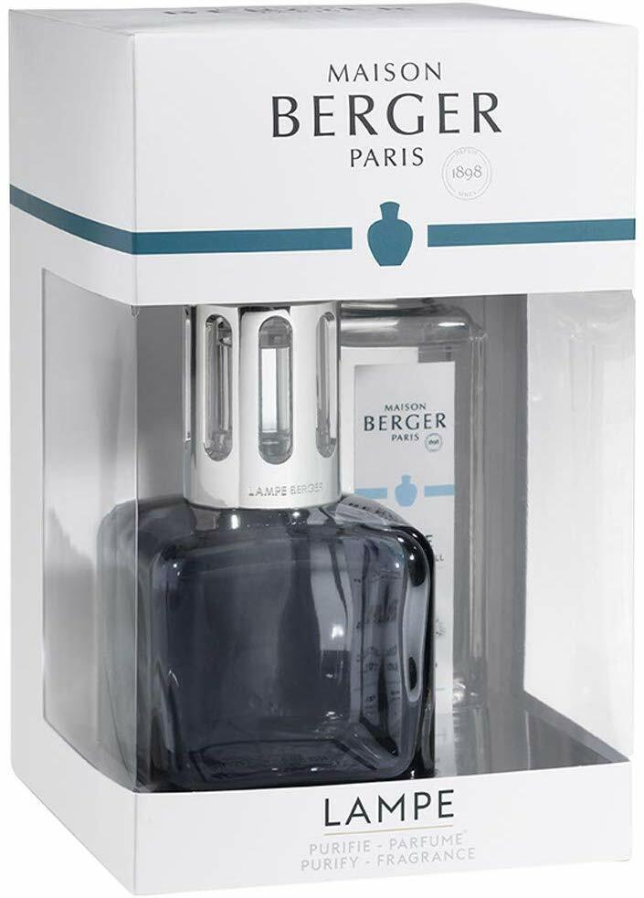 Maison Berger (Lampe Berger) Ice Cube Gift Set - Grey - w/ 250ml Pure White Tea