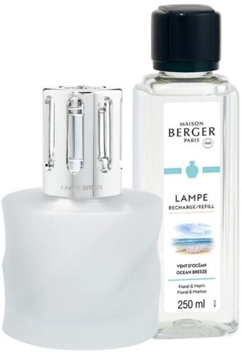 Maison (Lampe) Berger Spiracle Frosted Gift Set Lamp with 250ml Ocean Breeze