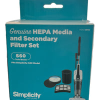 Simplicity S60 Genuine Hepa Media & Secondary filter