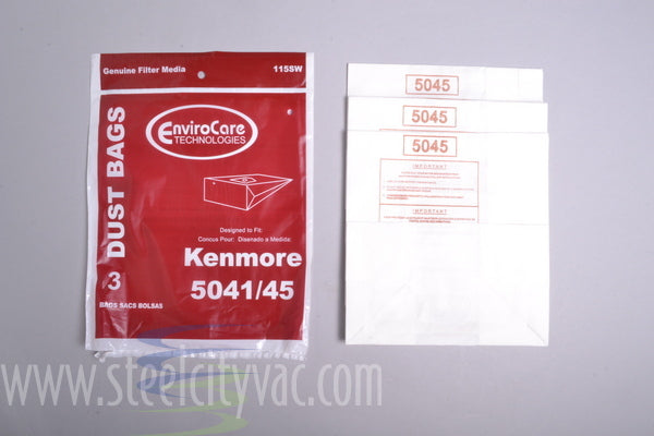 KENMORE - PAPER BAGS 5041,5045 - Ballwinvacuum.com