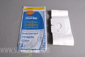 KENMORE - PAPER BAGS 51195, M, MAGIC BLUE - Ballwinvacuum.com