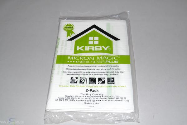 Kirby Micron Magic Hepa Filter Plus Bags 2 Pack