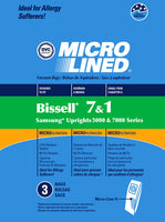 Bissell Style 1 & 7 Vacuum Bags (3pk) Fits Bissell ,PowerGlide, Samsung ETC - Ballwinvacuum.com
