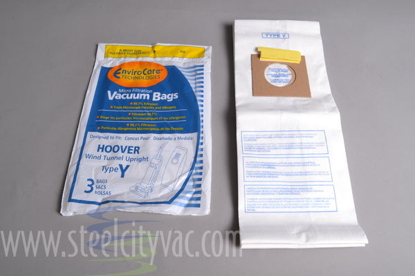 HOOVER,Y,3PK,MICRO,ENVIROCARE Paper Bags - Ballwinvacuum.com