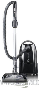 TITAN T9500 CANISTER W/PLUSH POWER NOZZLE,BLACK HEPA,BAGGED,8FT HOSE,14''CLEANING PATH,2YR WARR. - Ballwinvacuum.com