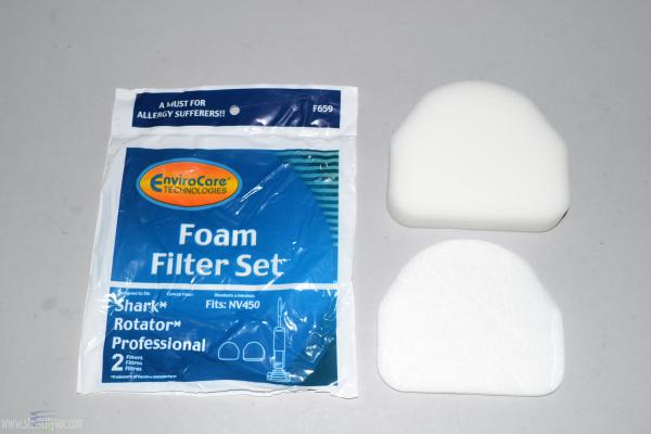 FILTER,FOAM & FELT,2PK-SHARK ROTATOR PROFESSIONAL NV450/SHARK OEM#XFF450/WILL FIT NV105 2 - Ballwinvacuum.com