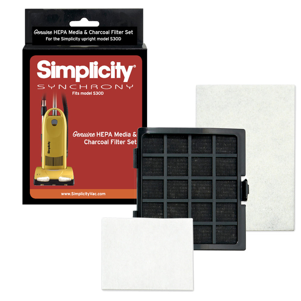 SIMPLICITY FILTER SET S30D HEPA FOAM CHARCOAL DIRECT AIR - Ballwinvacuum.com