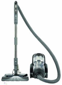 TITAN T8000 BAGLESS CANISTER W/POWER NOZZLE,BLACK 12AMP 24' CORD REEL,NEW STYLE NOZZLE - Ballwinvacuum.com